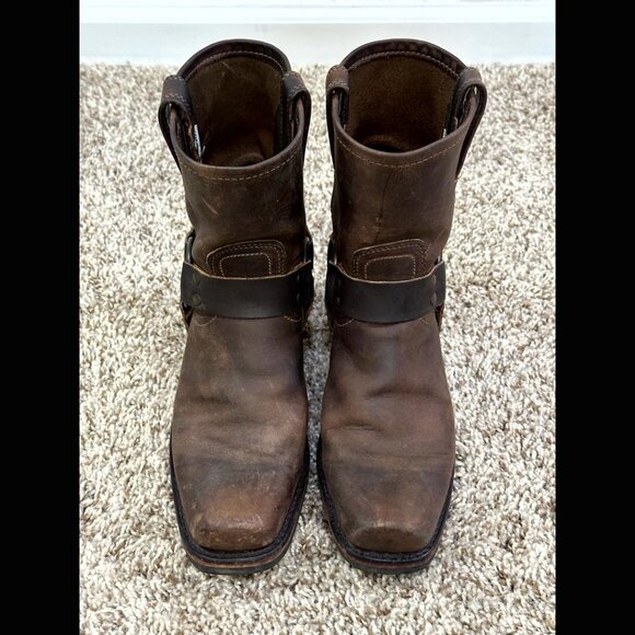 Frye Brown Combat & Moto Boots - Picture 5 of 12